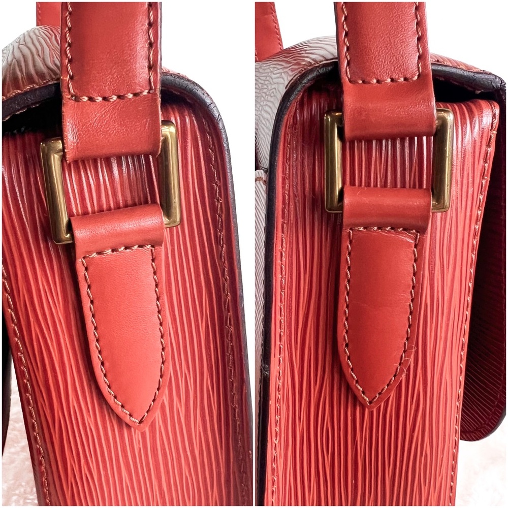 Louis Vuitton Saint Cloud In Brown Epi Leather Vintage Crossbody Shoulder Bag - Picture 16 of 16